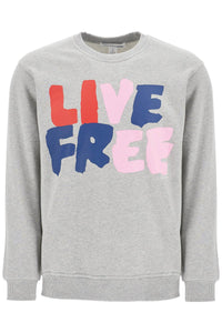 live free hooded sweat FN T007 W24 T. GREY