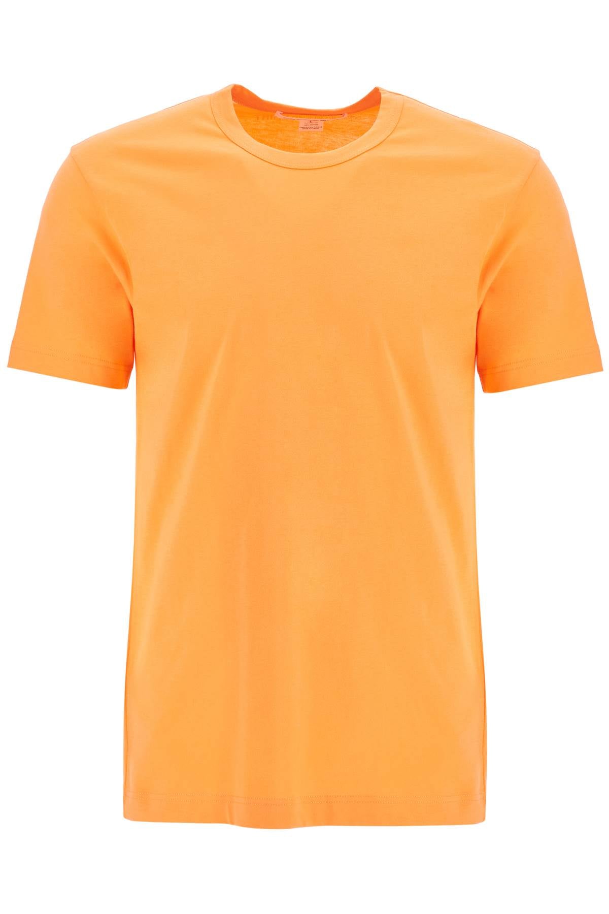 cotton crewneck t-shirt FN T015 W24 ORANGE