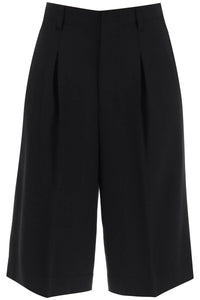 gabardine bermuda shorts FSO305 VI0007 NOIR