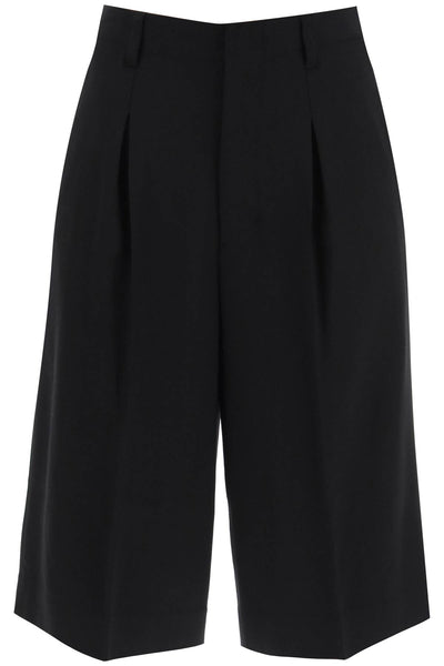 gabardine bermuda shorts FSO305 VI0007 NOIR