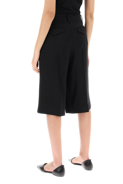 gabardine bermuda shorts FSO305 VI0007 NOIR