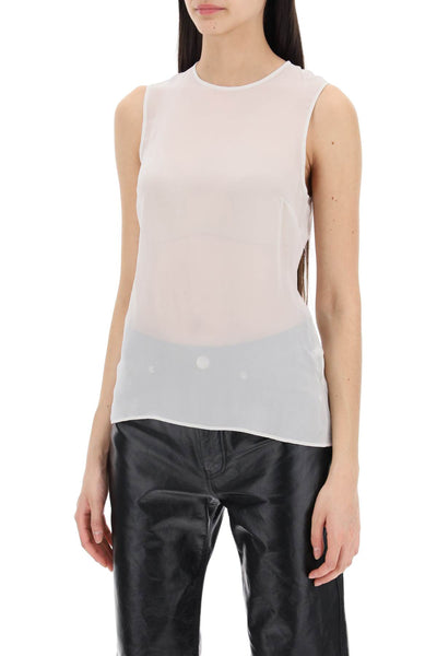 sleeveless silk top in FTK201 SE0008 CRAIE