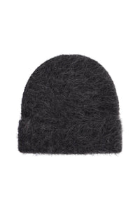 "fuzzy alpaca beanie FW23FUZZYBEANIE CHARCOAL