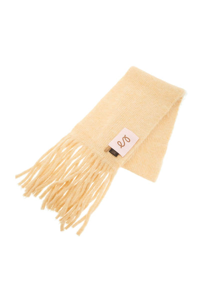 fuzzy scarf FW24FUZZYSCARF PALE YELLOW