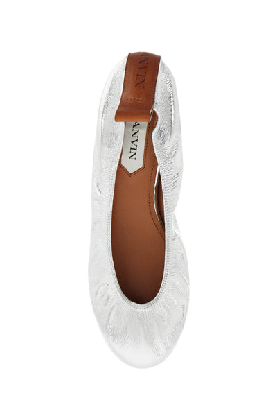 LANVIN laminate ballet FW BAMB02 META P24 ARGENT | Italystation.com - Shop Now at italystation.com