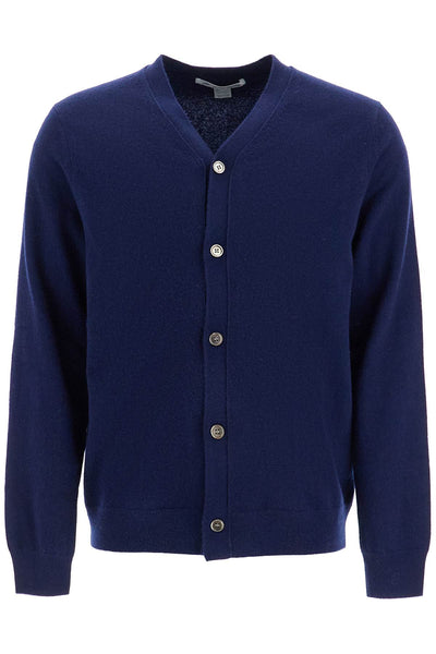 wool cardigan with buttons FZ N105 PER NAVY