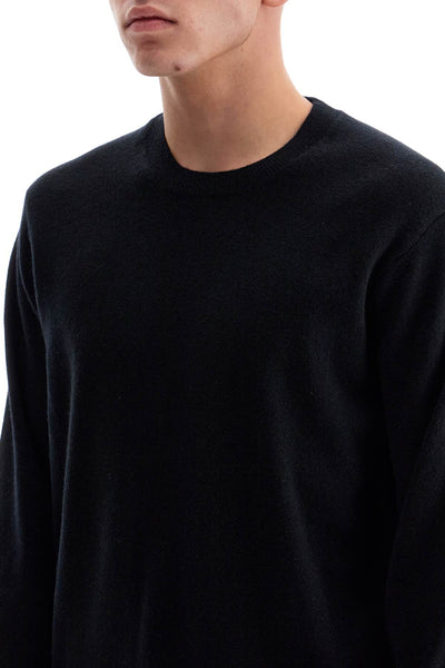 wool crewneck pullover FZ N108 PER BLACK