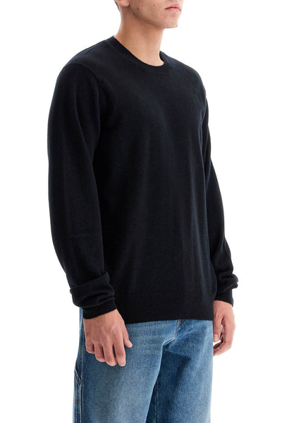 wool crewneck pullover FZ N108 PER BLACK