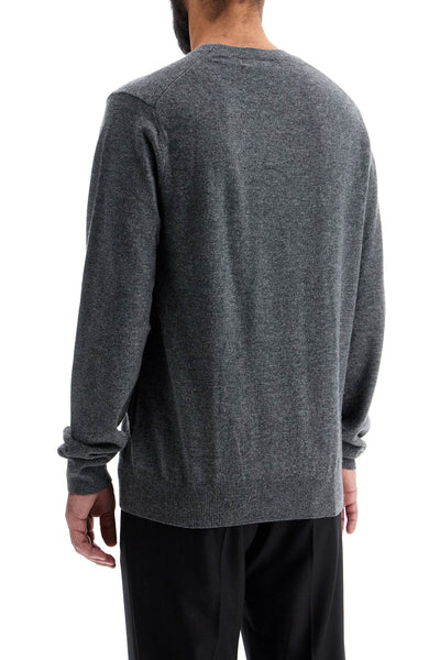 wool crewneck pullover FZ N108 PER TOP GREY