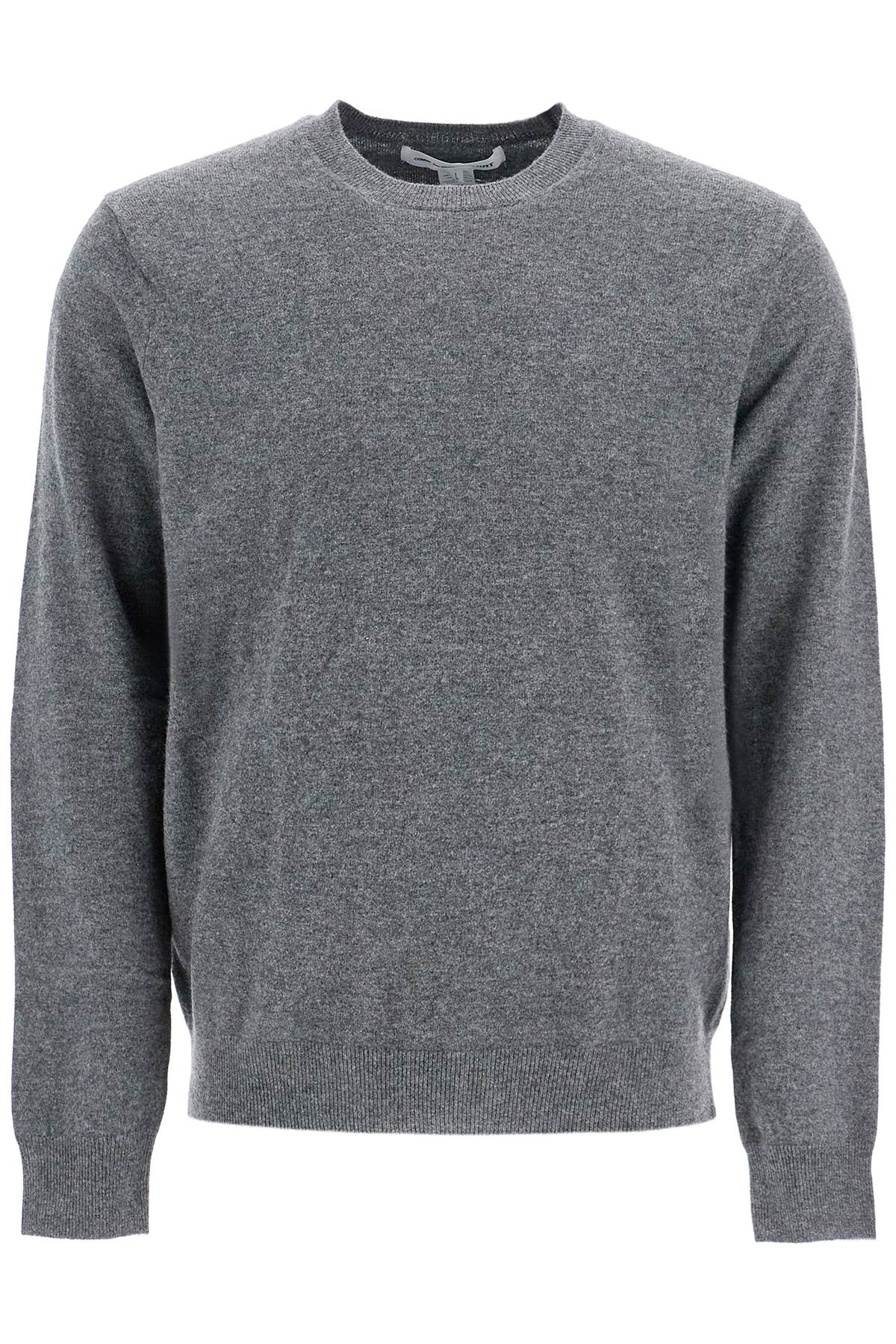 wool crewneck pullover FZ N108 PER TOP GREY