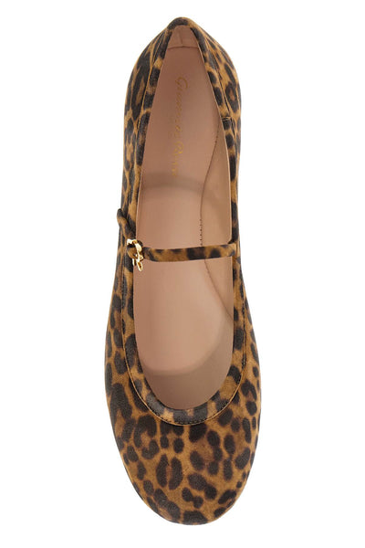 carla's ballet G22223 05GOM CMD ALMOND LEOPARD PRINT