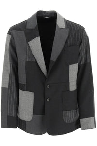 patchwork wool jacket G2PQ3T GES55 VARIANTE ABBINATA