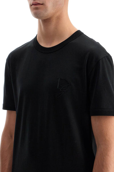 dg embroidered t-shirt with G8RN8Z G7N4Q NERO