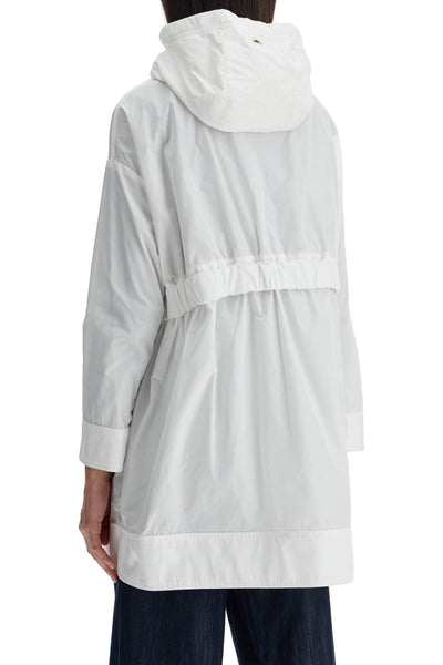 white waterproof 3/4 sleeve parka techn taffeta GC000444D 12483 BIANCO | Italystation.com