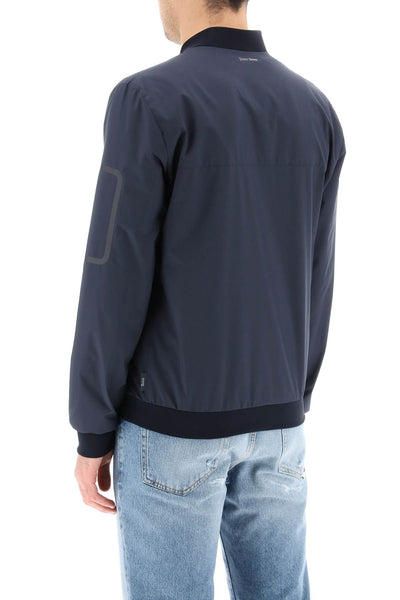 bomber jacket in gore-tex infinium GI00091UL 11106 BLU