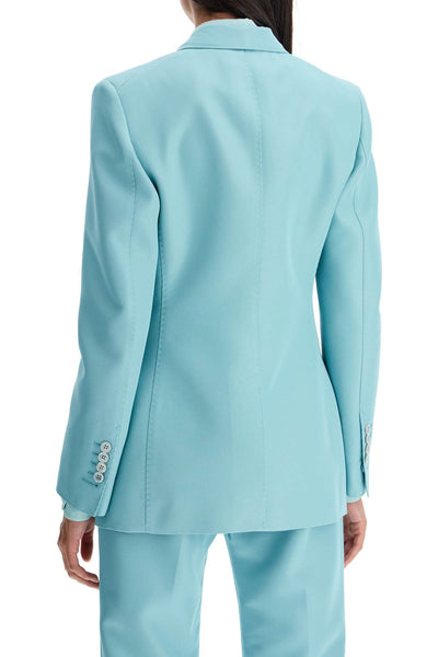 wallis double-breasted hopsack GI2971 FAX1176 LIGHT TURQUOISE