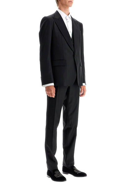 wool and silk tuxedo suit GK18BT FU269 NERO