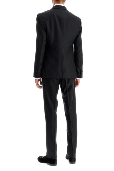 wool and silk tuxedo suit GK18BT FU269 NERO