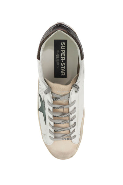 super-star sneakers GMF00101 F006222 WHITE/SEEDPEARL/GREEN/BROWN