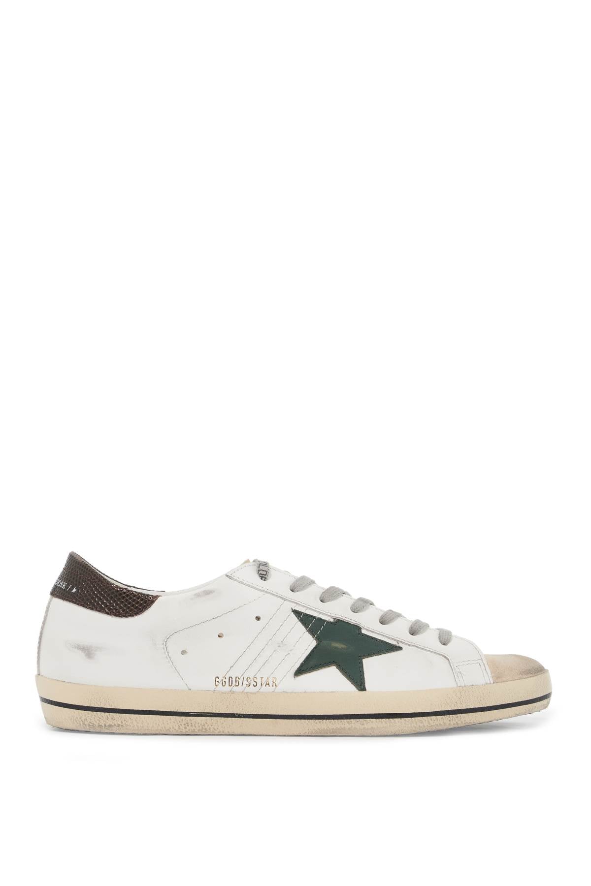 super-star sneakers GMF00101 F006222 WHITE/SEEDPEARL/GREEN/BROWN