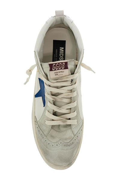 mid star sneakers by GMF00122 F006153 WHITE/BLUE/SILVER