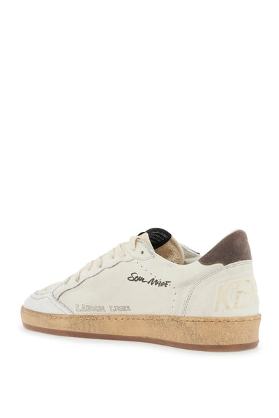 leather ball star sneakers in GMF00243 F006195 WHITE/CINDER