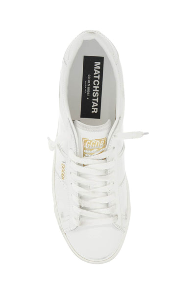 smooth leather matchstar sneakers in GMF00796 F006367 OPTIC  WHITE