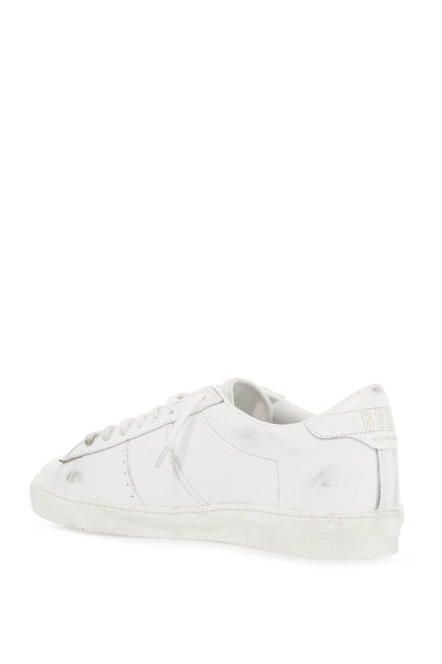 smooth leather matchstar sneakers in GMF00796 F006367 OPTIC  WHITE