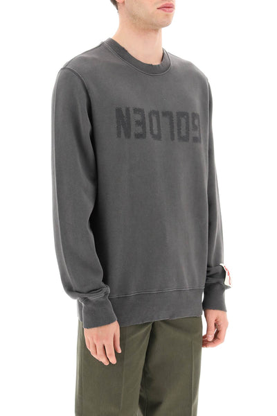 reverse logo sweatshirt with GMP01223 P000642 ANTHRACITE