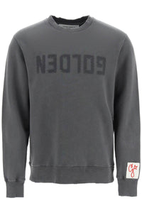 reverse logo sweatshirt with GMP01223 P000642 ANTHRACITE