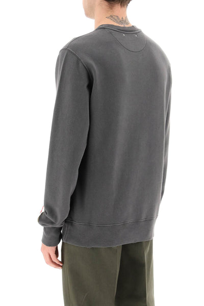 reverse logo sweatshirt with GMP01223 P000642 ANTHRACITE