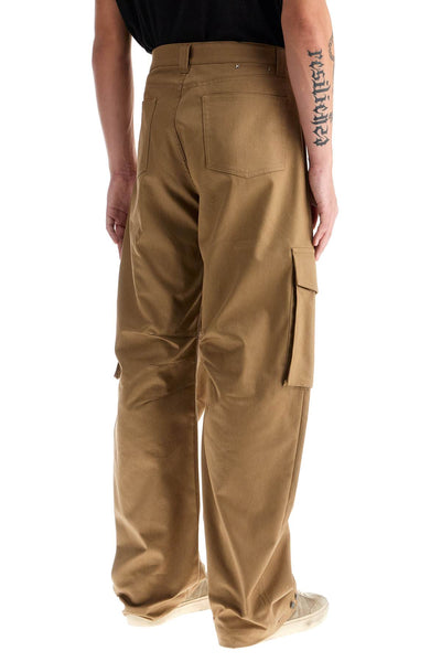 twill cargo pants in italian GMP01868 P001558 KHAKI BEIGE