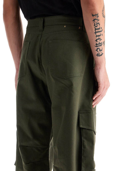 GOLDEN GOOSE twill cargo pants in italian GMP01868 P00155 | Italystation.com - Shop Now at italystation.com