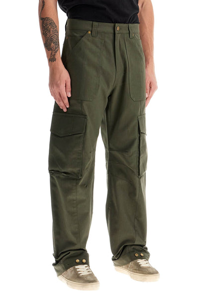 GOLDEN GOOSE twill cargo pants in italian GMP01868 P00155 | Italystation.com - Shop Now at italystation.com