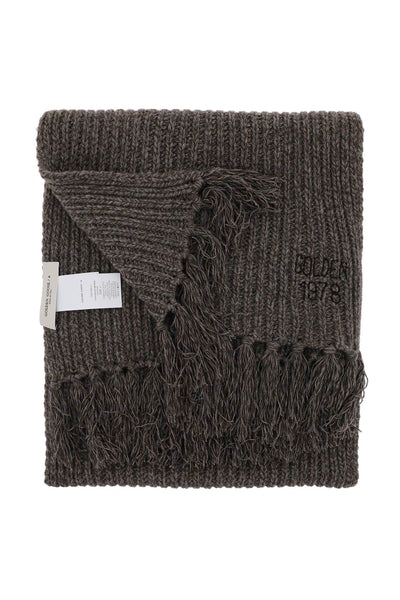 journey wool and cashmere scarf GUP01629 P001288 ASH BROWN