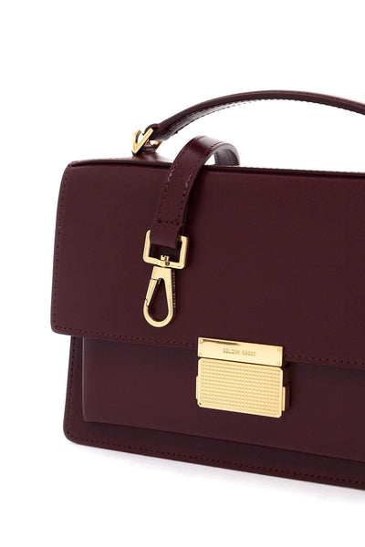 "venice leather handbag with palmell GWA00467 A000565 BURGUNDY