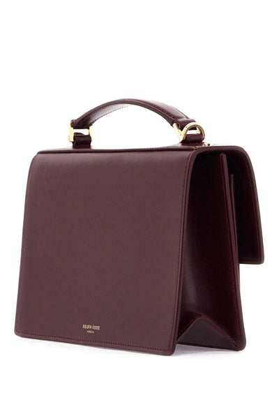 "venice leather handbag with palmell GWA00467 A000565 BURGUNDY