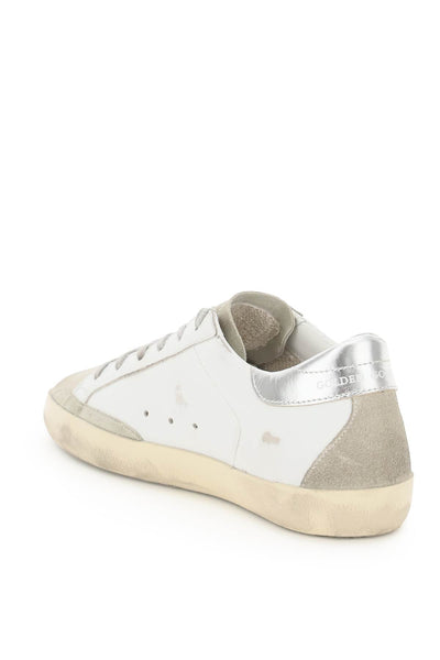 "classic leather super-star sneakers GWF00102 F002435 WHITE/ICE/ORCHID PINK/SILVER