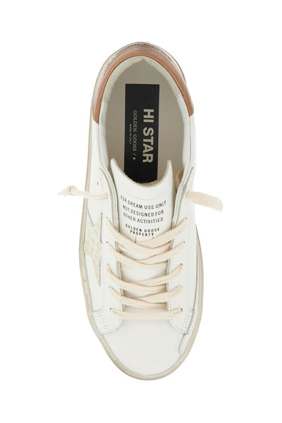 classic hi star sneakers in GWF00118 F006186 WHITE/BUTTER/BRONZE