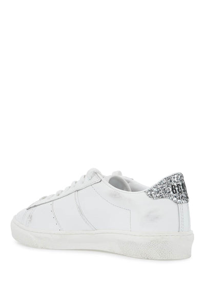 smooth leather matchstar sneakers in GWF00796 F006378 OPTIC WHITE/SILVER