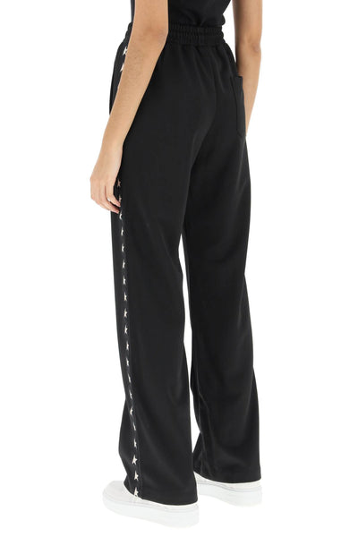 dorotea track pants with star bands GWP00877 P000521 BLACK/WHITE