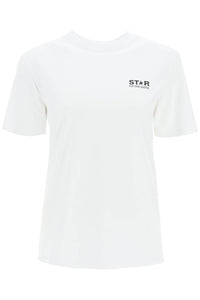 Golden goose big star t-shirt GWP01220 P000879 WHITE BLACK