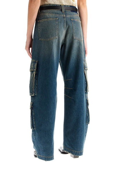 'irina' wide leg cargo jeans GWP01617 P001258 BLUE