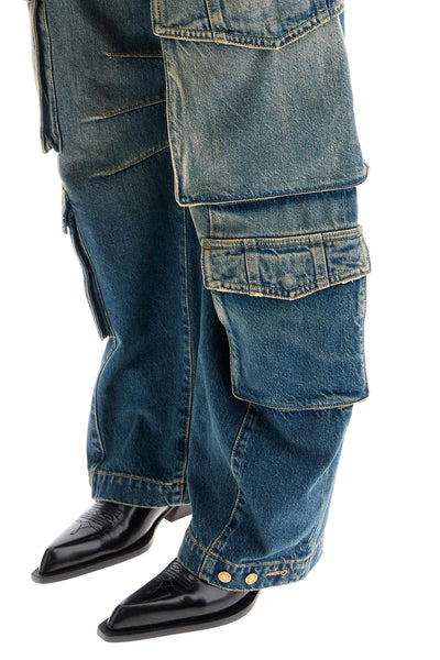'irina' wide leg cargo jeans GWP01617 P001258 BLUE