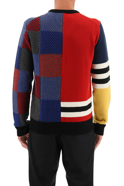 84 sweater in multicolor wool GXG41Z JBMW7 VARIANTE ABBINATA