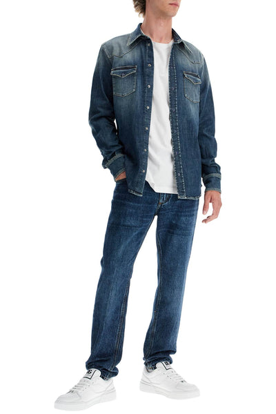 regular jeans with contrasting pocket GYJCCD G8LR7 VARIANTE ABBINATA