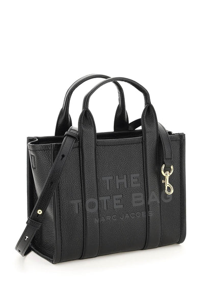 the leather small tote bag H009L01SP21 BLACK