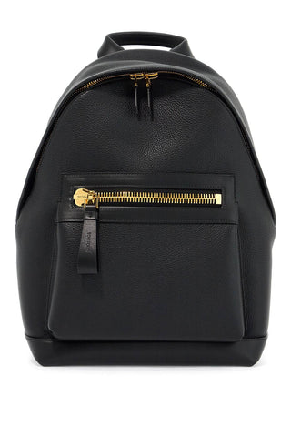 leather backpack H0397 LCL213G BLACK