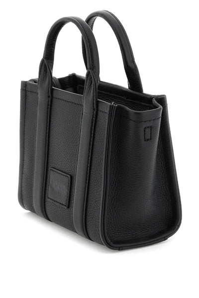 the leather mini tote bag H053L01RE22 BLACK