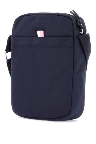 navy blue messenger bag for men with zip and front pocket for work H24BAGBE0002 MARINE EP